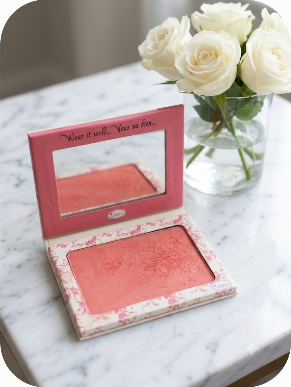 theBalm INSTAIN Powder Blush In Shade Toile ☆ RARE☆ | Read Description - Picture 2 of 4